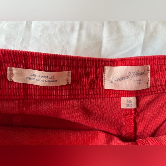 Universal Thread Red Wide Leg Pants 16R - Picture 3 of 3